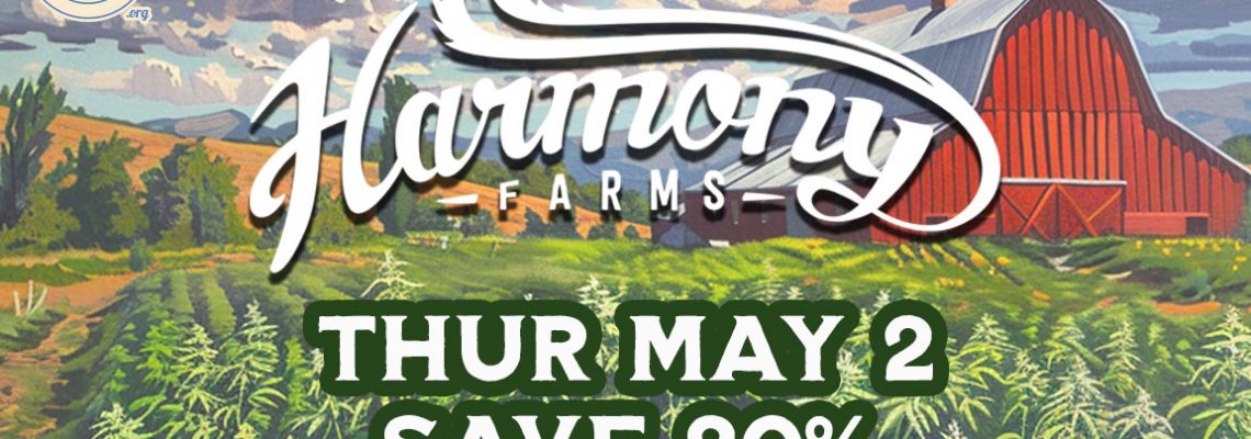 Harmony Farms Vendor Day Thursday May 2 - SAVE 20% at Herbs House in Ballard