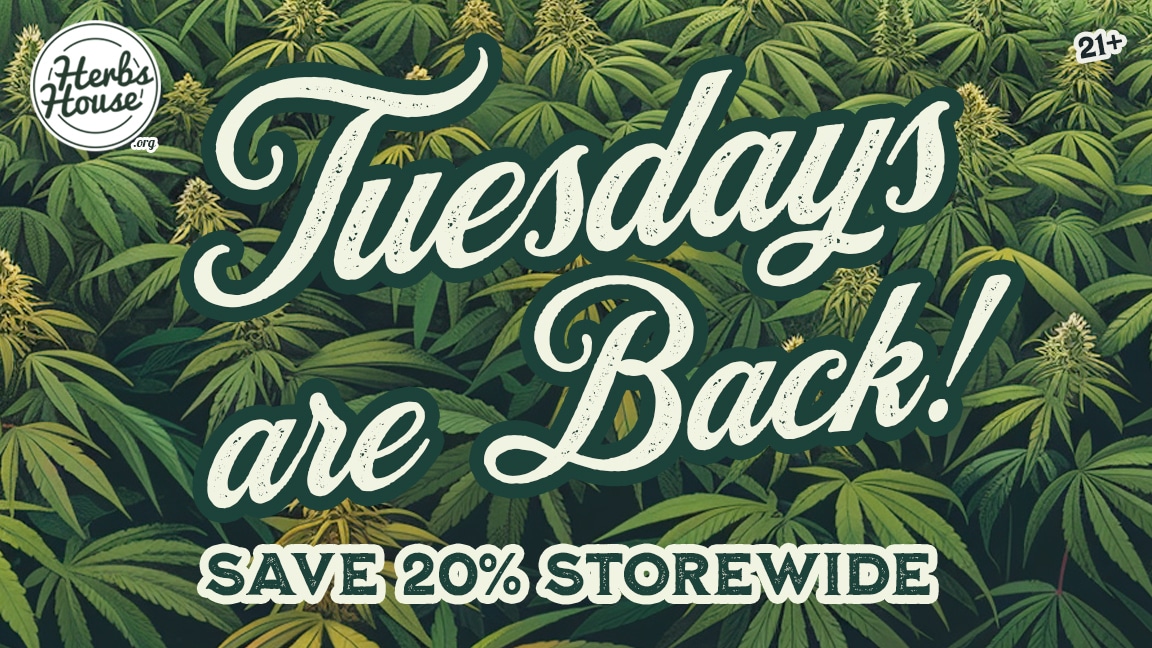Tuesdays at Herbs House in Ballard - SAVE 20% Storewide!